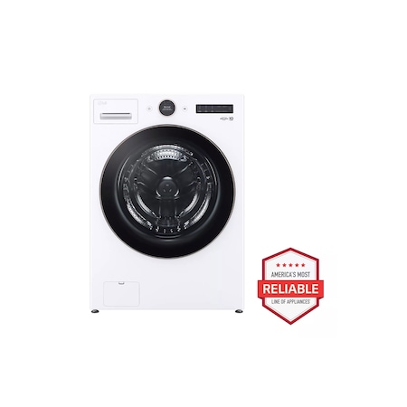 Lg LG 5.0 Cu. Ft. Mega Capacity Smart Front Load Washer WM6500HWA